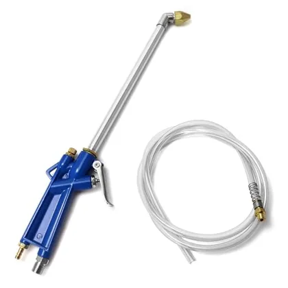 QWORK Air Blow Gun Pneumatic Engine Cleaning Gun with 4Ft Hose