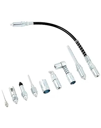 QWORK 9 - Piece Grease Gun Tip Set