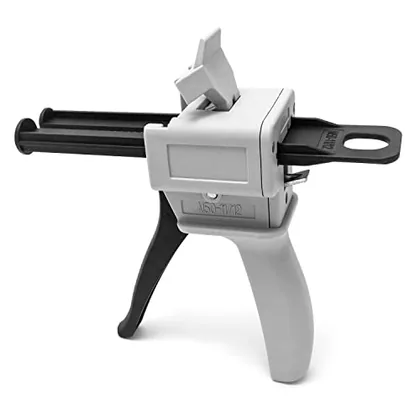 QWORK 50ml Dual Cartridge Dispensing Gun - Adjustable 1:1 & 1:2 Ratio