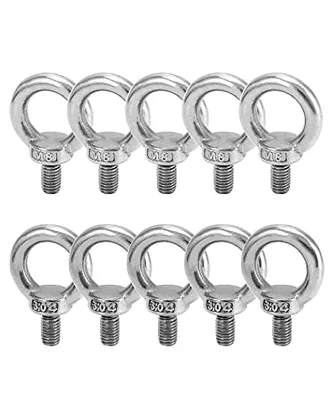 QWORK Lifting Ring Eye Bolts