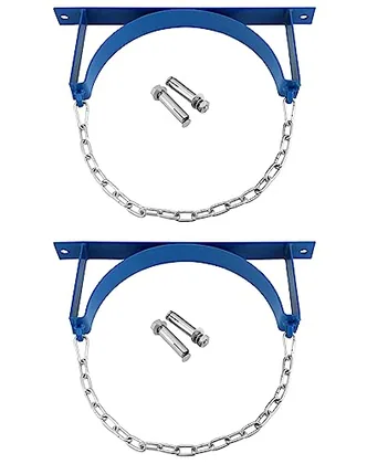 QWORK Steel Wall-Mounted Bracket for Cylinder