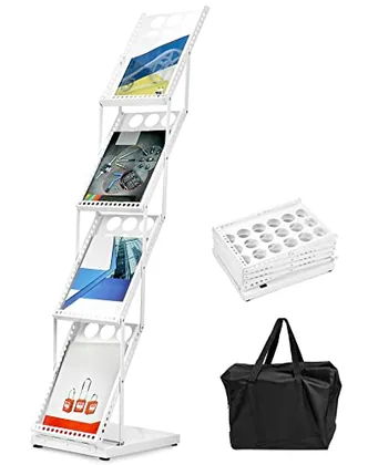 QWORK Foldable Brochure Display Stand