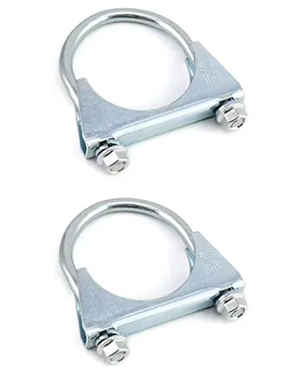 QWORK U-Bolt Muffler Tip Exhaust Hook