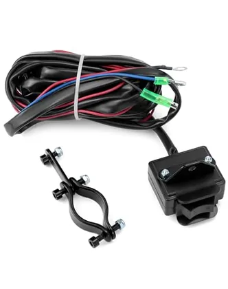 QWORK Winch Rocker Switch Kit for ATV/UTV - 12V Weatherproof and