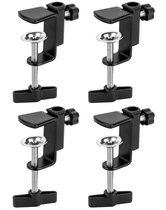 QWORK Universal Desk C-Clamp with 1/2 in Thread Hole