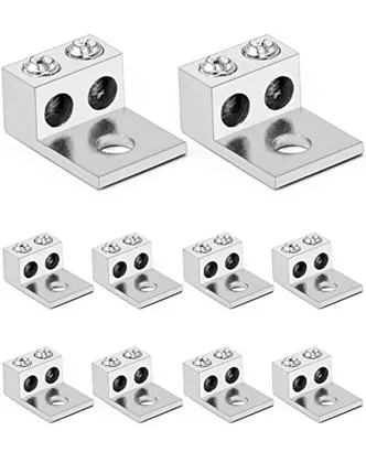 QWORK Dual Aluminum Ground Lug