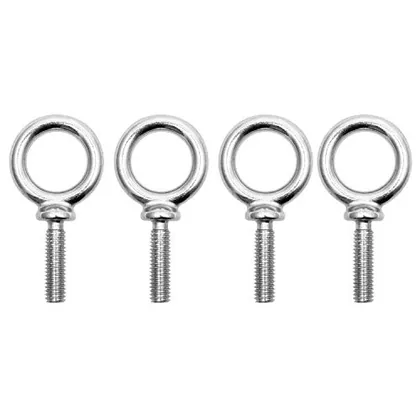 QWORK 3/8 in-16 Machinery Eye Bolts