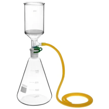 QWORK Buchner Funnel Filtering Kit - Borosilicate Glass