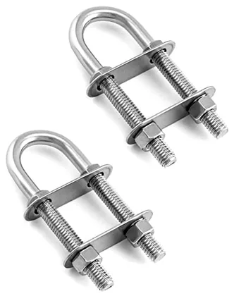 QWORK Marine Boat Stern Eye Tie Down U Bolt