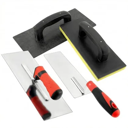 QWORK 4-Piece Set for Plastering Work